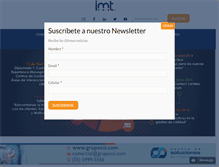 Tablet Screenshot of imt.com.mx